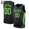 Barn Boston Celtics Tröja Skräddarsydda Nike 2024-25 City Edition Svart Swingman
